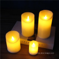 Flameless Real Wax Pillars Dancing LED candle
